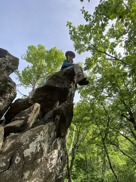 Me sitting on a rock