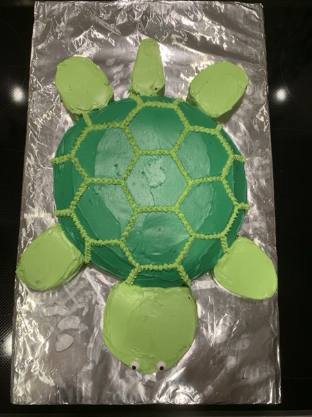 A turtle cake