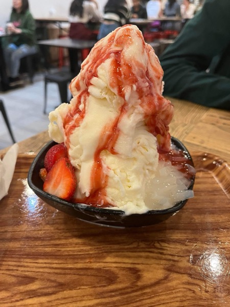 Shaved snow from Grace Street