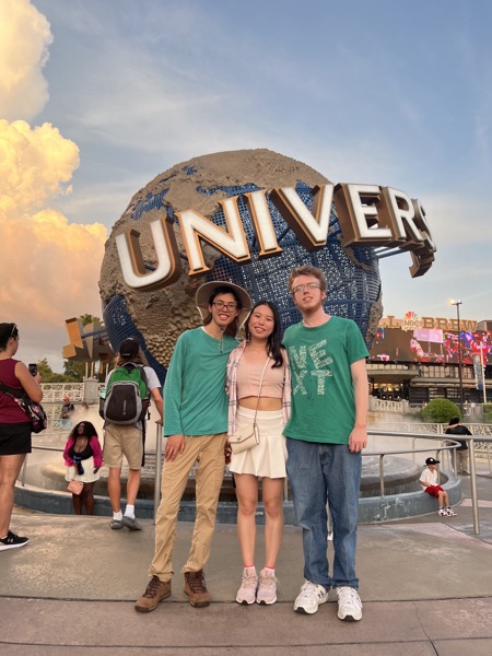 Me and my friends at Universal Studios