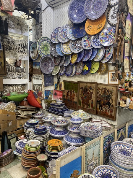 A shop in in the Medina